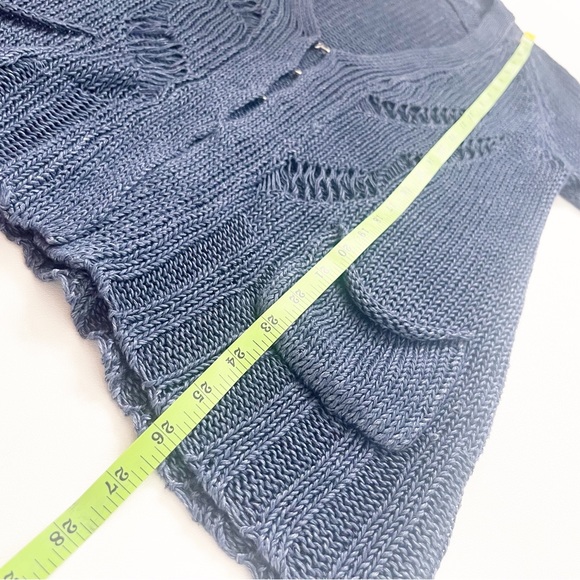 Wrap 100% Linen Cardigan Sweater - Picture 6 of 10